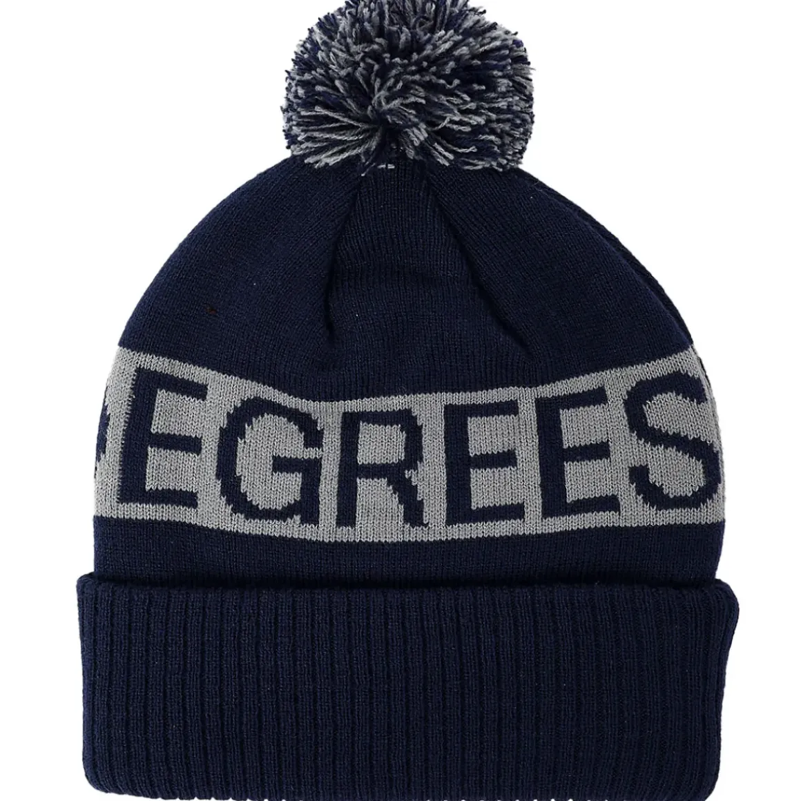 11 Degrees Fleece Lined Graphic POM Golf Beanie