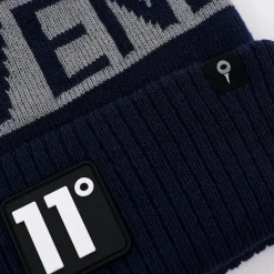 11 Degrees Fleece Lined Graphic POM Golf Beanie