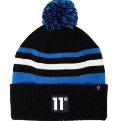 11 Degrees Fleece Lined Graphic POM Golf Beanie
