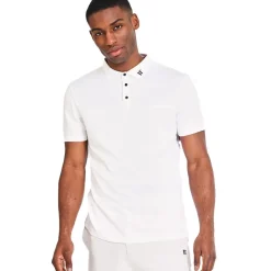 11 Degrees Men's Back Graphic Pique Golf Polo Shirt