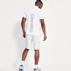 11 Degrees Men's Back Graphic Pique Golf Polo Shirt