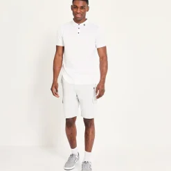 11 Degrees Men's Back Graphic Pique Golf Polo Shirt