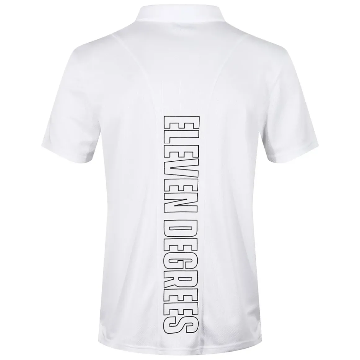 11 Degrees Men's Back Graphic Pique Golf Polo Shirt