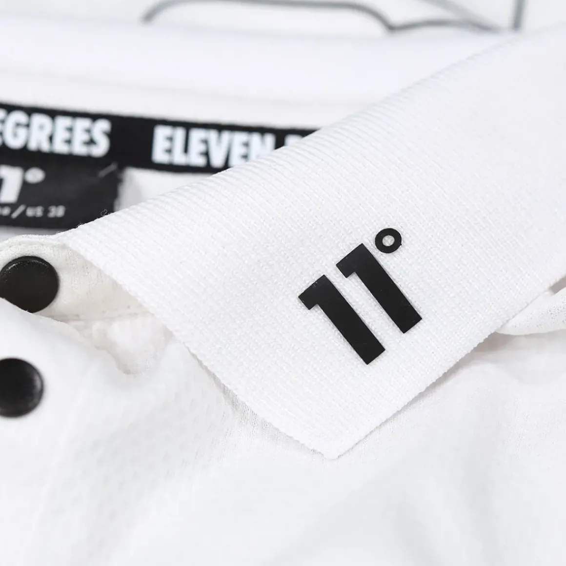 11 Degrees Men's Back Graphic Pique Golf Polo Shirt