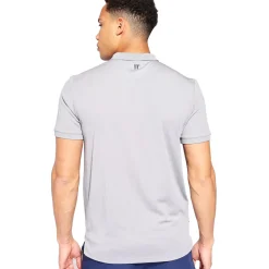 11 Degrees Men's Taped Zip Golf Polo Shirt