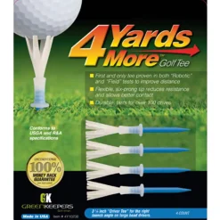 4 Yards More Driver Golf Tees - 4 Pack