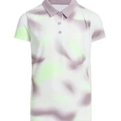 adidas Junior Girls Ultimate All-Over Print Golf Polo Shirt
