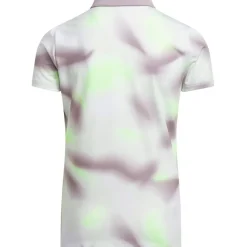adidas Junior Girls Ultimate All-Over Print Golf Polo Shirt