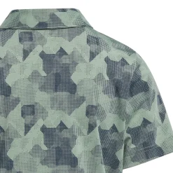 adidas Junior Printed Scripted Golf Polo Shirt