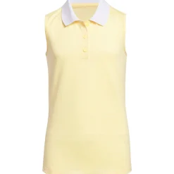 adidas Junior Sleeveless Golf Polo Shirt