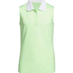 adidas Junior Sleeveless Golf Polo Shirt