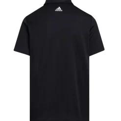 adidas Junior Three Stripe Stretch Golf Polo Shirt