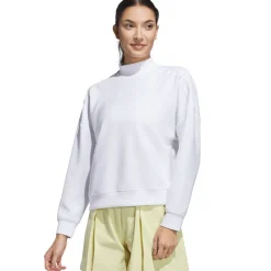 adidas Ladies Beyond the Course Spacer Mock Golf Sweatshirt