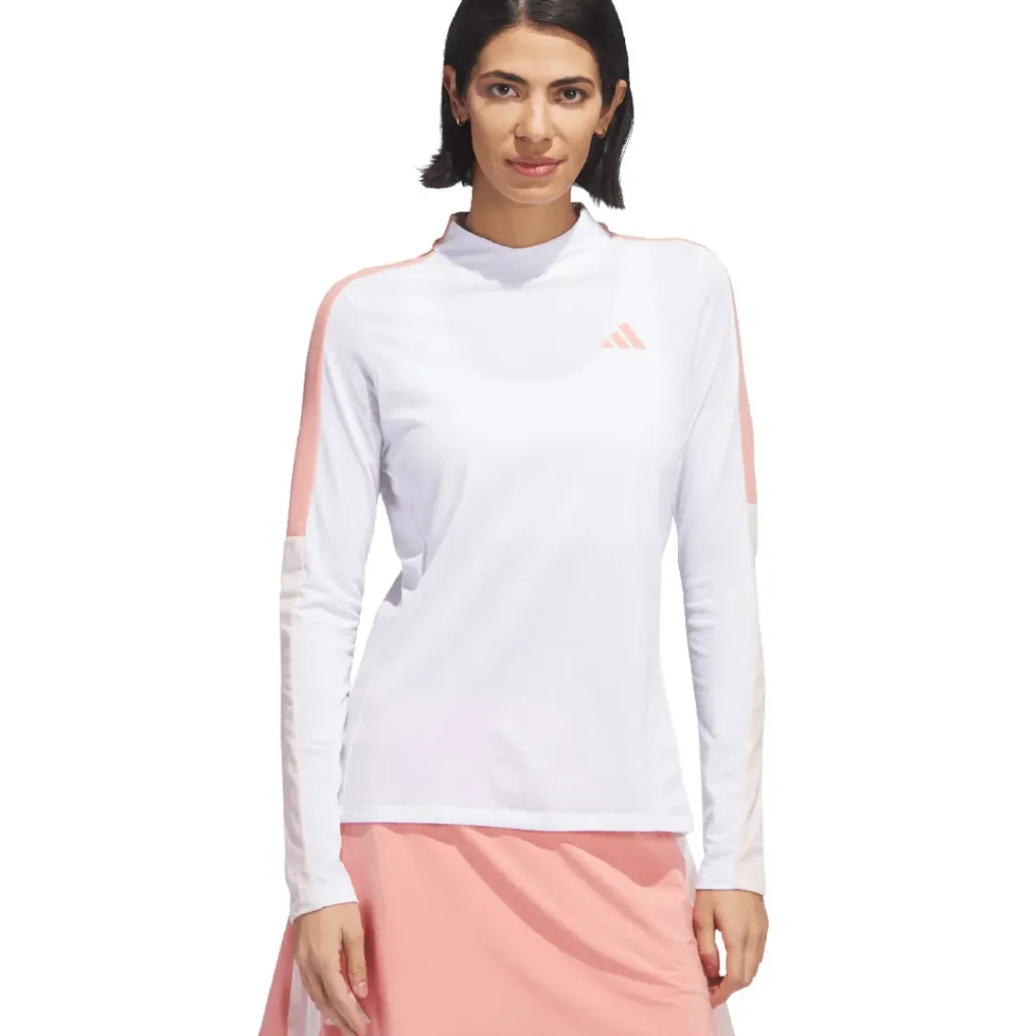 adidas Ladies MWN Mock Golf Mid Layer