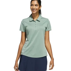 adidas Ladies Solid Performance Golf Polo Shirt