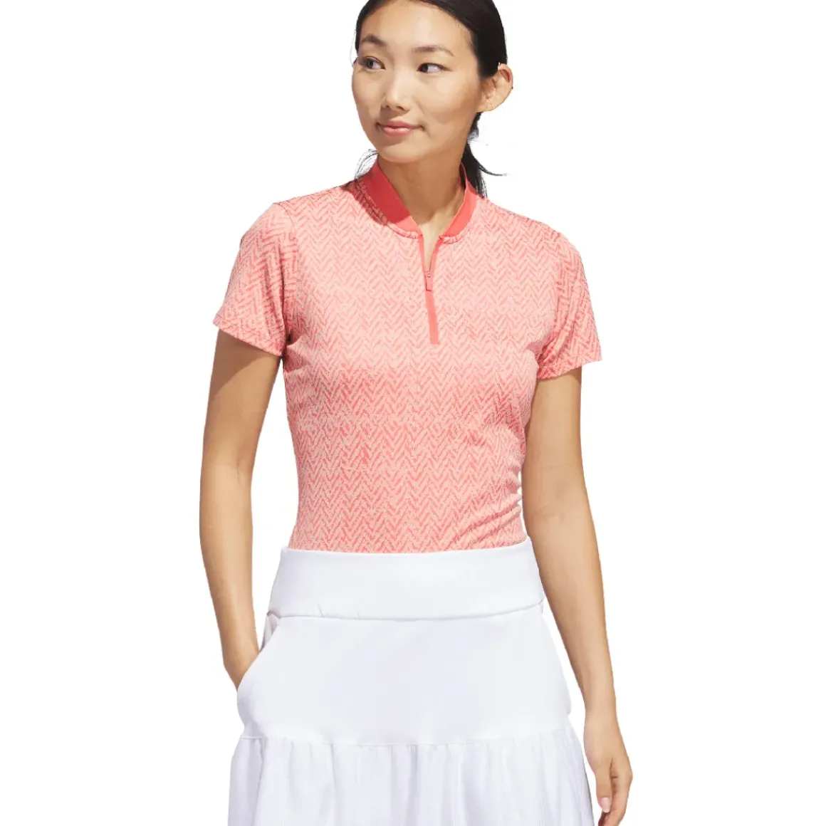 adidas Ladies Ultimate365 Jacquard Golf Polo Shirt