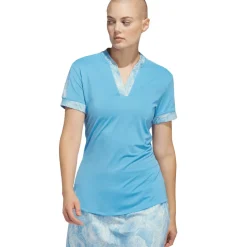 adidas Ladies Ultimate365 Printed Golf Polo Shirt