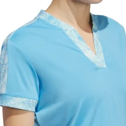 adidas Ladies Ultimate365 Printed Golf Polo Shirt