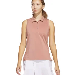 adidas Ladies Ultimate365 Solid Sleeveless Golf Polo Shirt