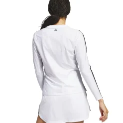 Adidas Ladies Ultimate365 TWISTKNIT Long Sleeve Crew Golf T-Shirt