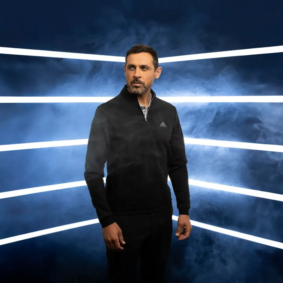 adidas Men's Authentic Quarter Zip Golf Midlayer