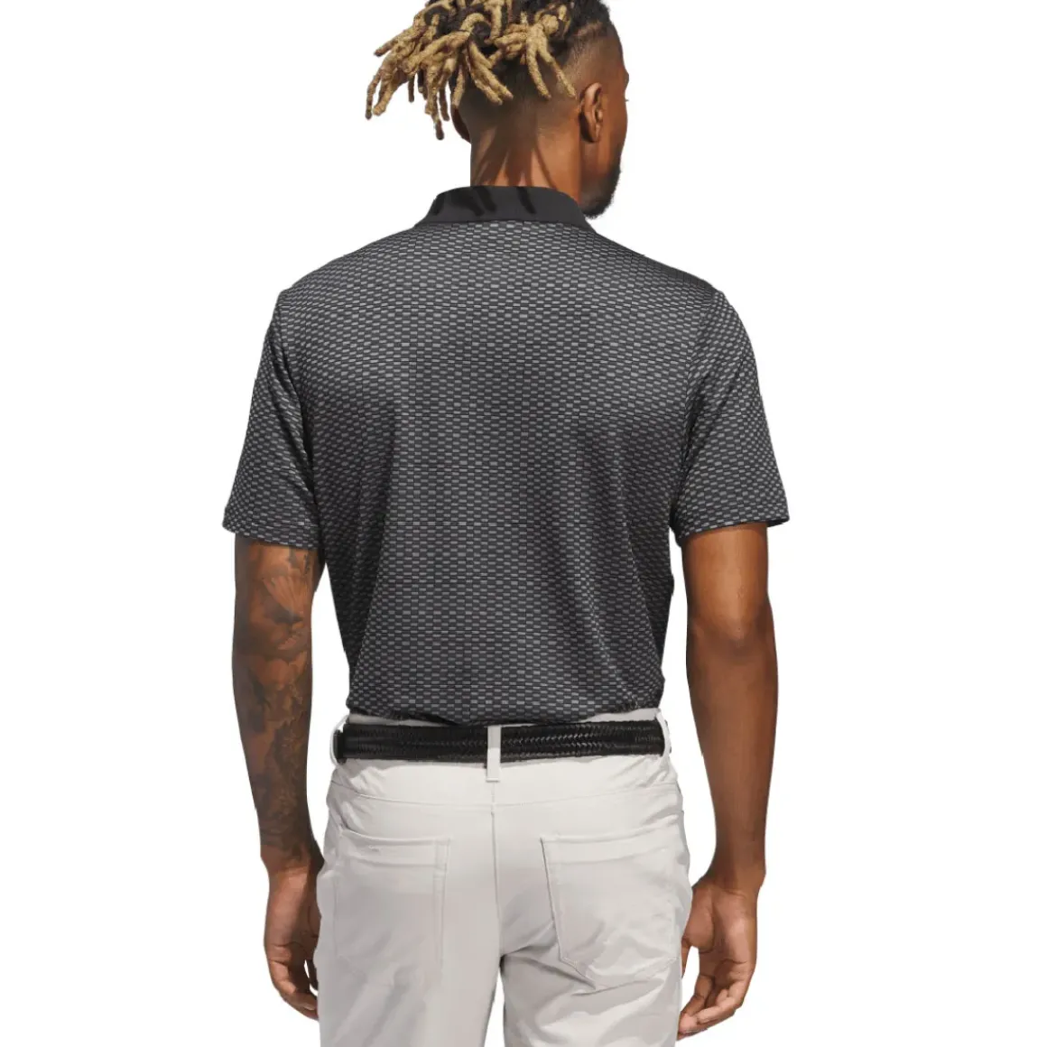 adidas Men's Beyond the Course Textured Golf Polo Shirt
