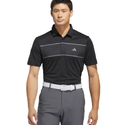 adidas Men's Core Chest Stripe Golf Polo Shirt