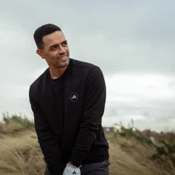 adidas Men's Core Crew Neck Golf Sweater