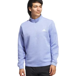 adidas Men's DWR Textured Quarter Zip Golf Mid Layer