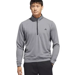 adidas Men's Lightweight Half Zip Golf Midlayer