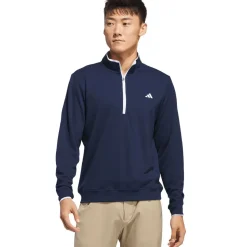 adidas Men's Lightweight Half Zip Golf Midlayer