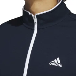 adidas Men's PRIMEGREEN UPF Half Zip Golf Midlayer