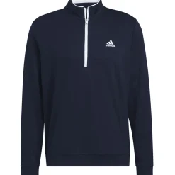 adidas Men's PRIMEGREEN UPF Half Zip Golf Midlayer