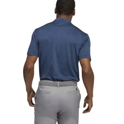 adidas Men's Textured Stripe Stretch Golf Polo Shirt