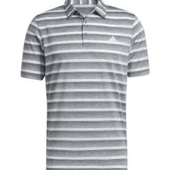 adidas Men's Two-Colour Striped Golf Polo Shirt