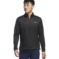 adidas Men's Ultimate365 Textured Quarter Zip Golf Mid Layer