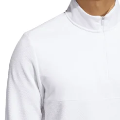 adidas Men's Ultimate365 Textured Quarter Zip Golf Mid Layer