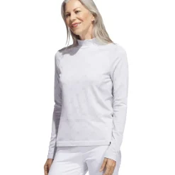 adidas Ultimate365 Tour Monogram Mock Neck Long Sleeve Golf Base Layer