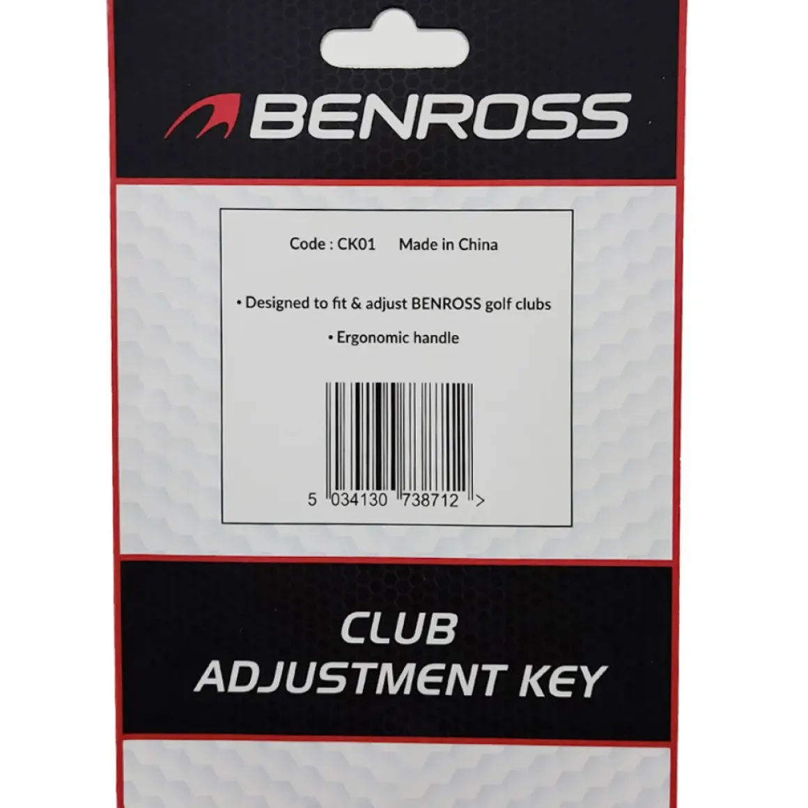Benross Golf Club Adjustment Key