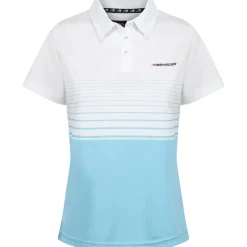 Benross Ladies Soft Stripe Stretch Golf Polo Shirt