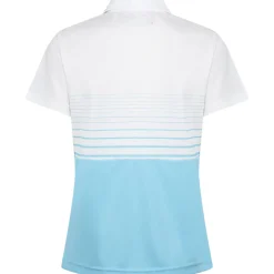 Benross Ladies Soft Stripe Stretch Golf Polo Shirt