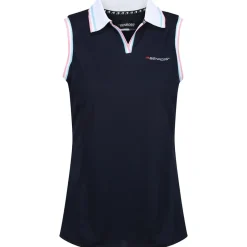 Benross Ladies Tipped Sleeveless Stretch Golf Polo Shirt