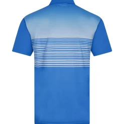 Benross Men's Fade Stripe Stretch Golf Polo Shirt