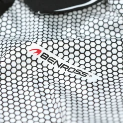 Benross Men's Hex Print Stretch Golf Polo Shirt