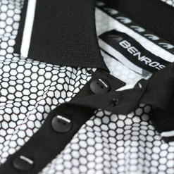 Benross Men's Hex Print Stretch Golf Polo Shirt