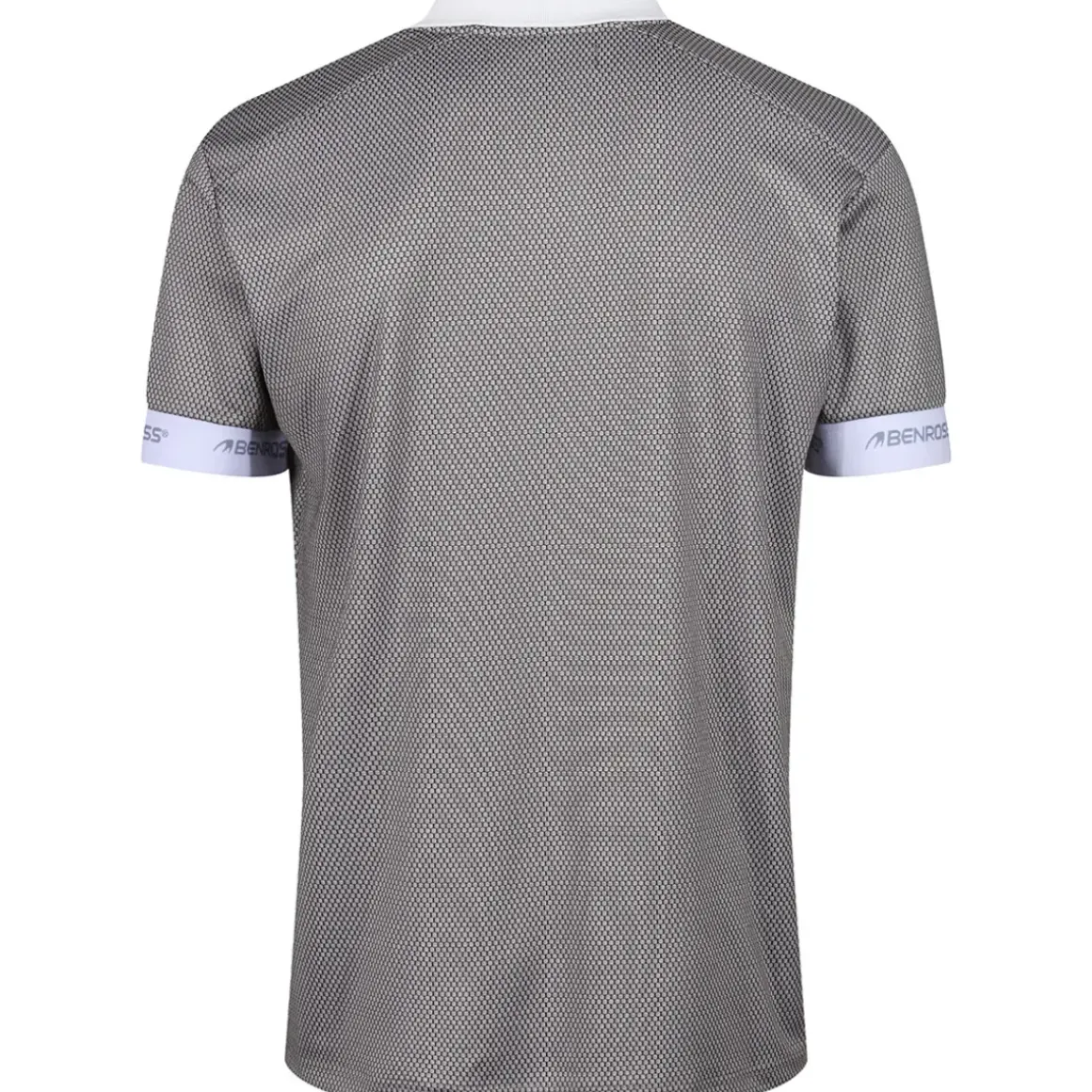 Benross Men's Honeycomb Jacquard Golf Polo Shirt