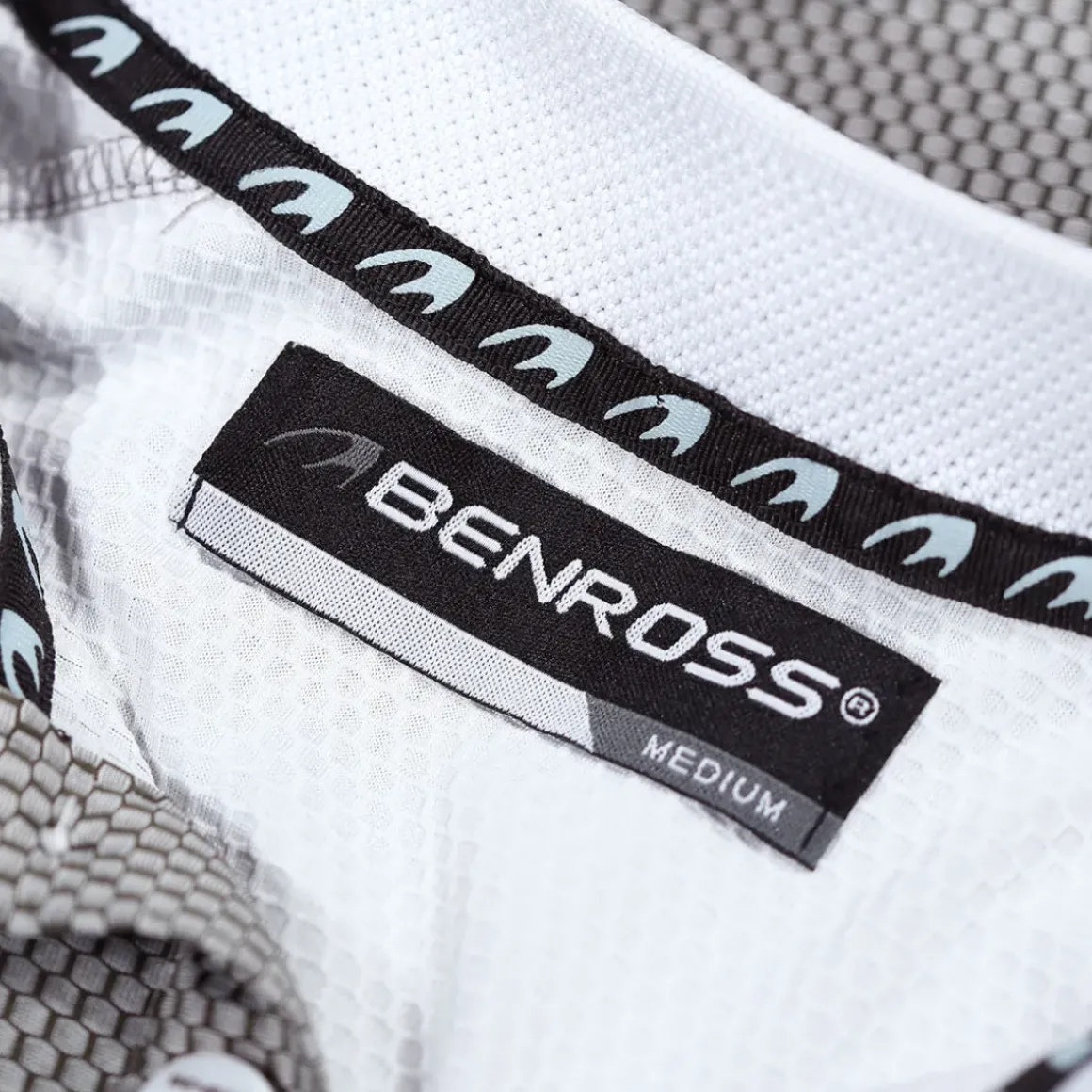 Benross Men's Honeycomb Jacquard Golf Polo Shirt