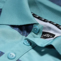 Benross Men's Marl Stripe Stretch Golf Polo Shirt