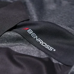 Benross Men's Marl Stripe Stretch Golf Polo Shirt