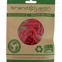 Brand Fusion Graduated Biodegradable Wooden Golf Tees